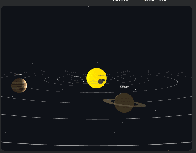 Geminiに「太陽系を見せて」と頼んだら本当に動き出した